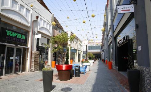 مدينة تل ابيب فارغة بسبب إجراءات فيروس كورونا