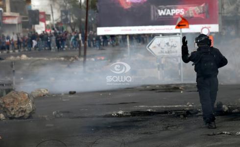 مواجهات بين الفلسطينيين وقوات الاحتلال في بيت لحم