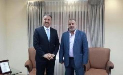 عساف والوزير ناصر قطامي 