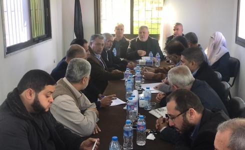 اجتماع الهيئة العليا لمسيرات العودة وكسر الحصار