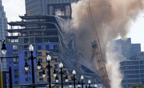 شاهد: لحظة وقوع انفجار بأحد الفنادق الأمريكية