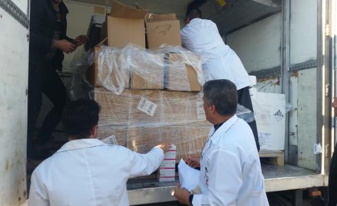  الصحة ترسل أدوية أنفلونزا الخنازير لغزة .