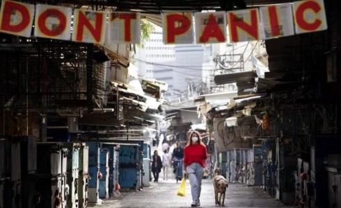 إغلاق في تل أبيب، آذار/مارس الماضي