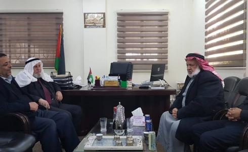 النائب سلامة يناقش قضايا المواطنين مع رئيس بلدية البريج