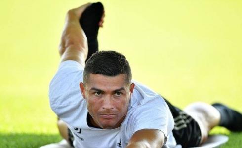 رونالدو يتمرّن لأول مرة مع يوفنتوس