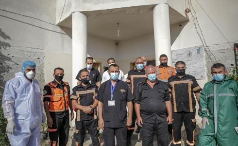 طواقم الخدمات الطبية العسكرية- غزة