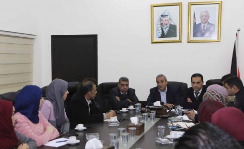 اجتماع لمتابعة المشاريع الصغيرة للأشخاص ذوي الإعاقة