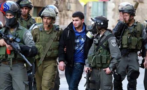 اعتقال فلسطنين في الضفه