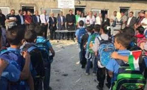 مدرسة التحدي 5 المهدد بالهدم من قبل سلطات الإحتلال الإسرائيلي