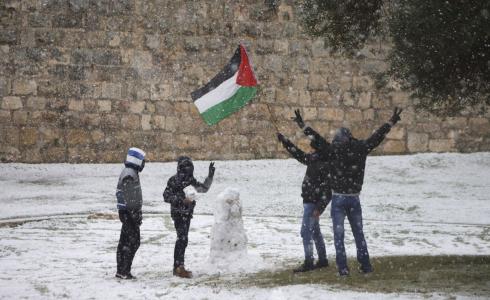 تساقط الثلوج في فلسطين - ارشيفية