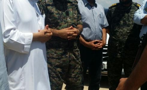 النائب الأسطل يتفقد منطقة الحدود و وجهاز الأمن الداخلي برفح