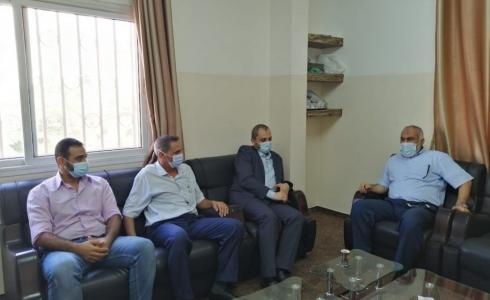 وكيل وزارة العمل بغزة يستقبل وكيل وزارة التنمية الاجتماعية 