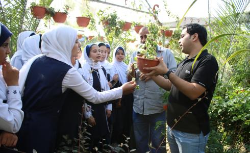 الإغاثة الزراعية تنفذ أندية بيئية في ثلاثة مدارس بخانيونس