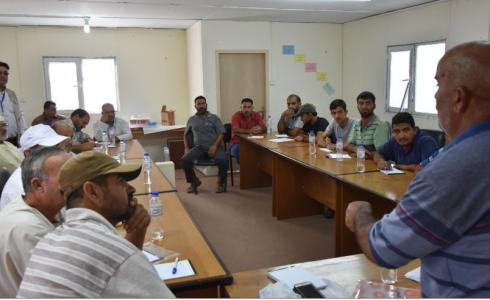 العمل الزراعي غزة