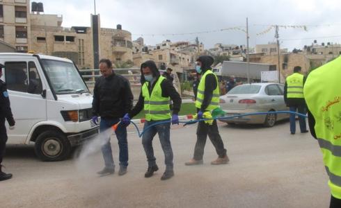 حملة لتعقيم المرافق العامة والشوارع والساحات في طوباس
