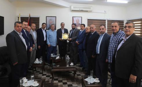  جمعية رجال الأعمال الفلسطينيين في قطاع غزة في زيارة لنقابة المحامين