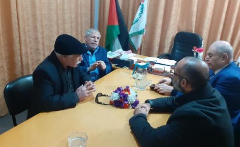 النضال الشعبي تستقبل وفداً من تجمع الشخصيات الفلسطينية المستقلة