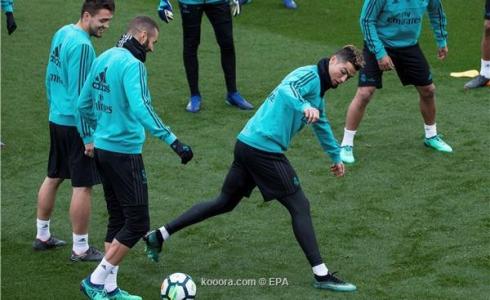 جانب من تدريبات ريال مدريد