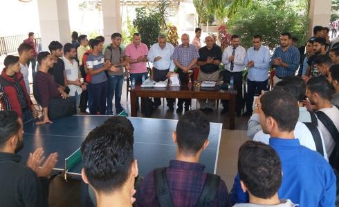 جامعة الإسراء تختتم بطولة العودة الرابعة لكرة الطاولة لطلبتها بنجاح مميز