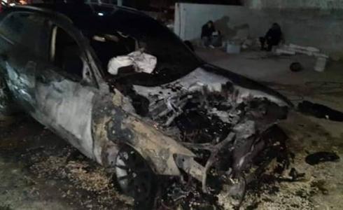 مستوطنون يحرقون مركبة في نابلس