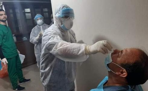 فحص فيروس كورونا في غزة  - أرشيفية