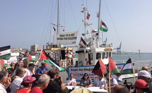 سفن كسر الحصار تواصل رحلتها الى غزة