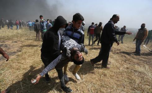 إصابة برصاص الاحتلال شرق غزة 