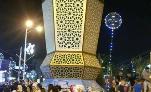 الاحتفال باضاءة الفانوس الرمضاني الضخم بشفاعمرو