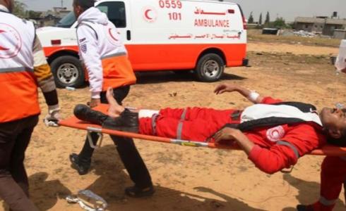 استهداف الطواقم الاسعافيه