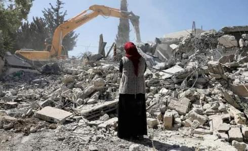 هدم منزل في القدس من قبل الاحتلال