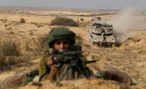 المناورات العسكرية في غلاف غزة -أرشيف 