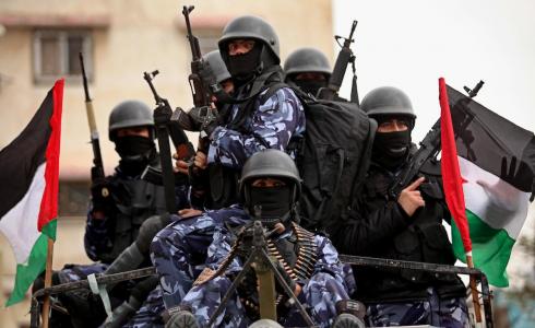 عناصر الشرطة في غزة