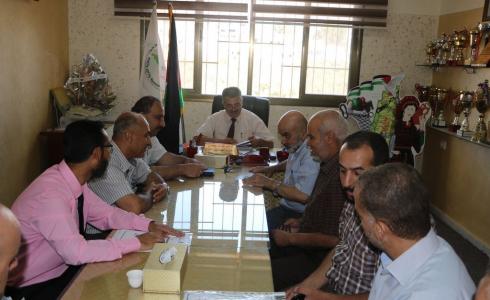  تربية الوسطى تبحث التعاون المشترك مع بلدية دير البلح
