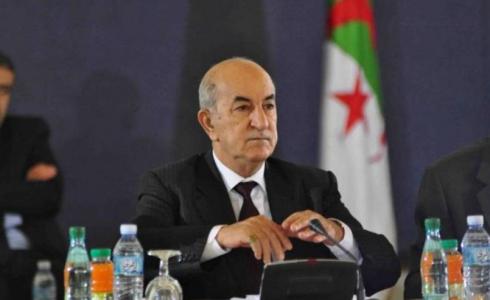 الرئيس الجزائري عبد المجيد تبون