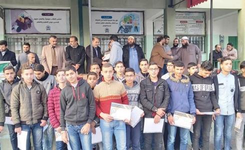 العسولي يشارك في تكريم خريجي دورة إتقان الفاتحة بمدرسة الحاج محمد النجار