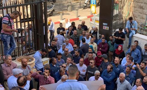 كهرباء القدس تنظم اعتصاما بسبب تهديدات الاحتلال