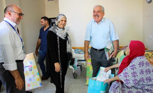 كتلة فتح البرلمانية " التيار الاصلاحي" تزور مركز الوفاء بغزّة