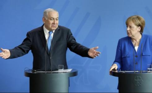 رئيس الوزراء الإسرائيلي بنيامين نتنياهو والمستشارة الألمانية أنجيلا ميركل
