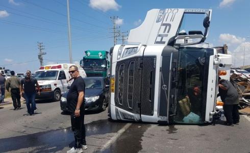 إصابتان بحادث سير وقع على مفرق الطيرة