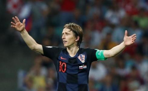 الكرواتي لوكا مودريتش نجم وسط ريال مدريد الاسباني