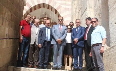 غرفة الخليل تستقبل سعادةالسفير المصري