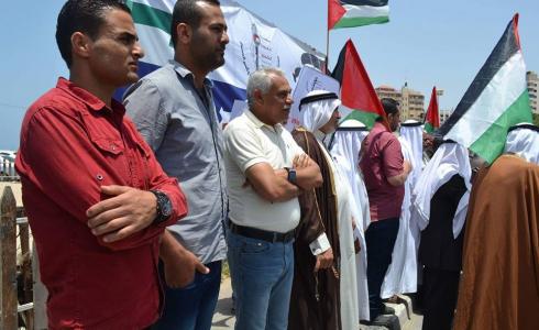  وفد من اتحاد الشباب الديمقراطي يشارك في انطلاق سفينة الحرية 