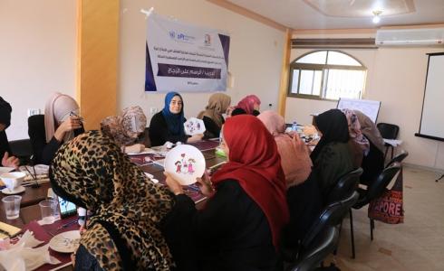 اختتام تدريبات حرفية وتسويق الكتروني لسيدات ناجيات من العنف في غزة