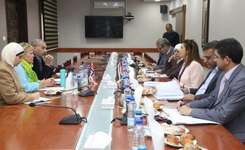 الإحصاء الفلسطيني يعقد الاجتماع نصف السنوي السادس عشر مع أعضاء مجموعة التمويل الرئيسية للجهاز