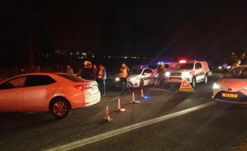 إصابة شخصين أر حادث طرق قرب مفرق كفركنا 