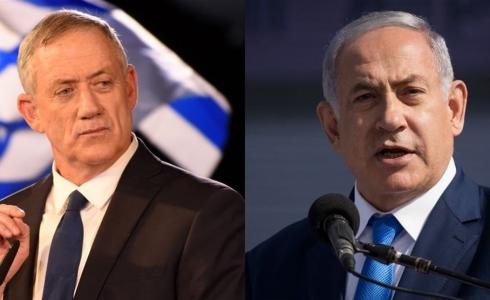 بنيامين نتنياهو وبيني غانتس