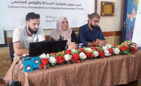 بلدية جباليا النزلة وNRC ينظمان دورة حول الشفافية والمساءلة