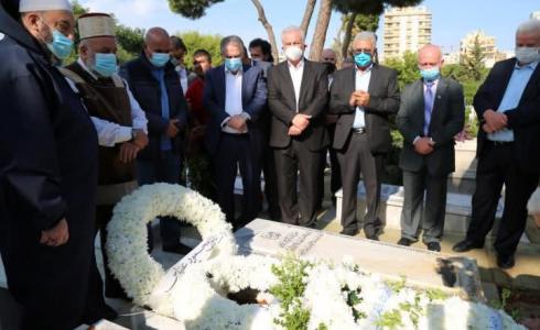 سفارة فلسطين وقيادة فتح تشيع القائد الوطني باسل عقل