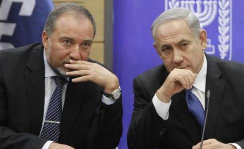 نتنياهو وليبرمان - أرشيفية -