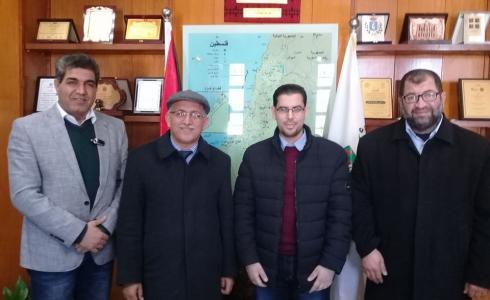 بلدية غزة تبحث مع الهيئة المستقلة لحقوق الإنسان قضايا تهم المواطنين